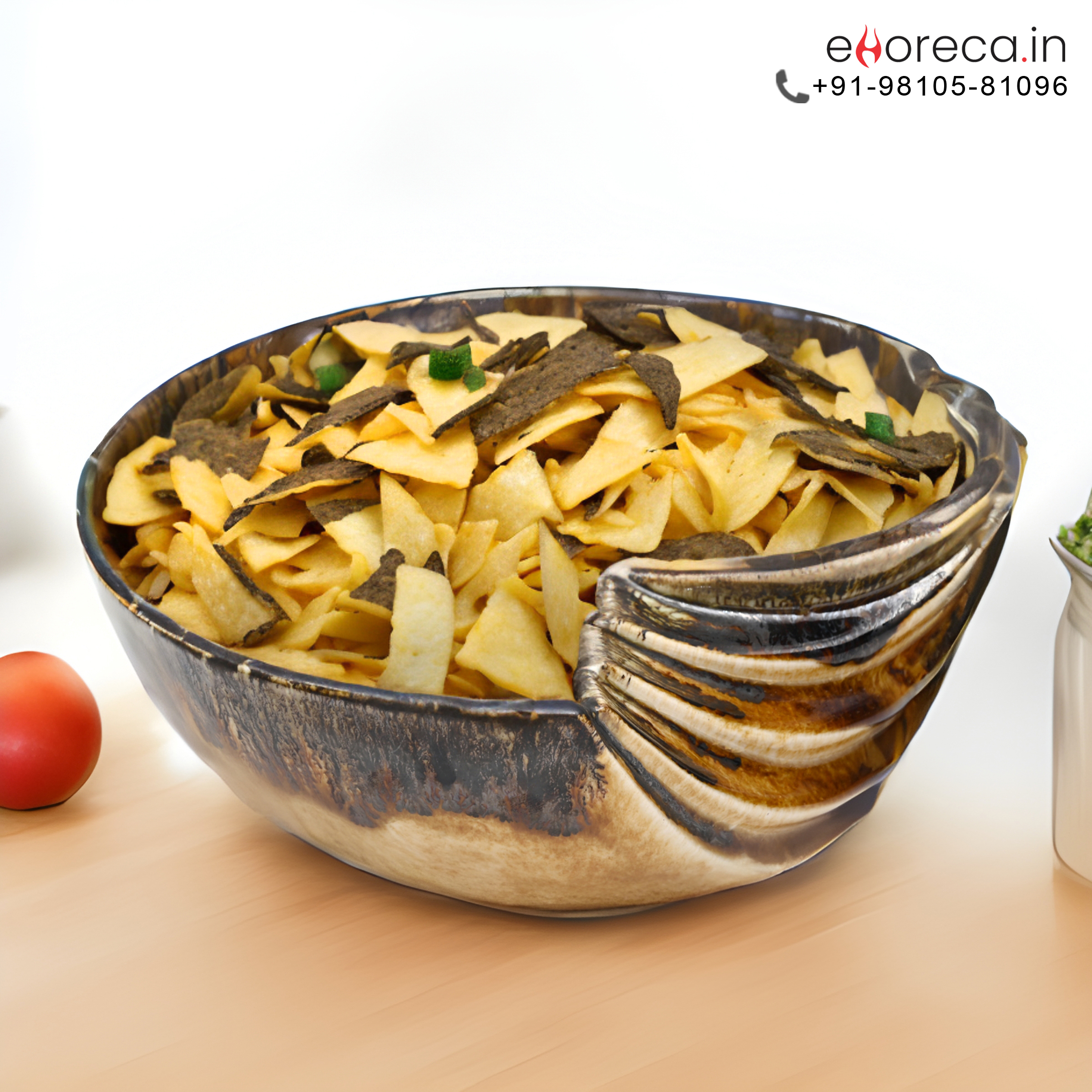 VERSATILE STONEWARE SERVING BOWL