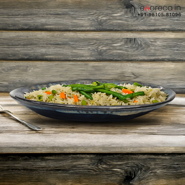 GLOSSY CERAMIC DINNER PLATE