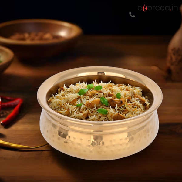 PUNJABI HAMMERED SERVING HANDI