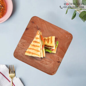 WOODEN SQUARE SERVING PLATTER