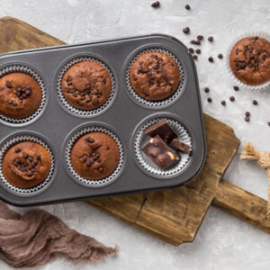 ALUMINIUM NON- STICK MUFFIN MOULD