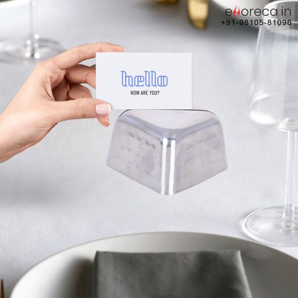 SS MENU CARD HOLDER