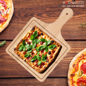 RECTANGULAR WOODEN PIZZA SERVING BAT