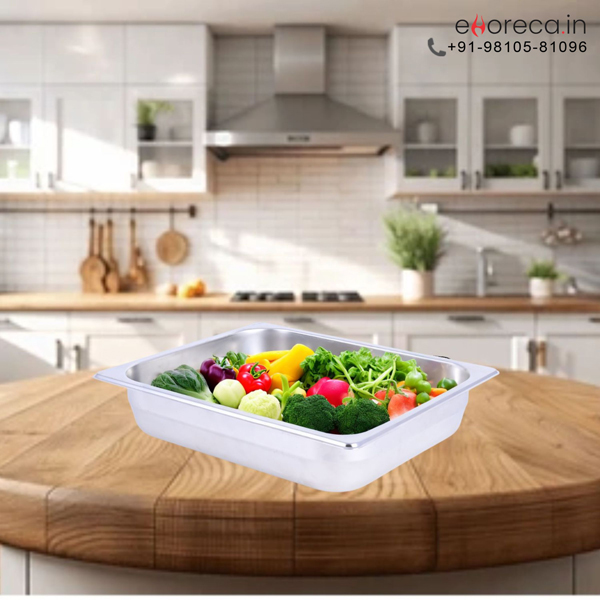 SS MATT 1/2 GN PAN & LID