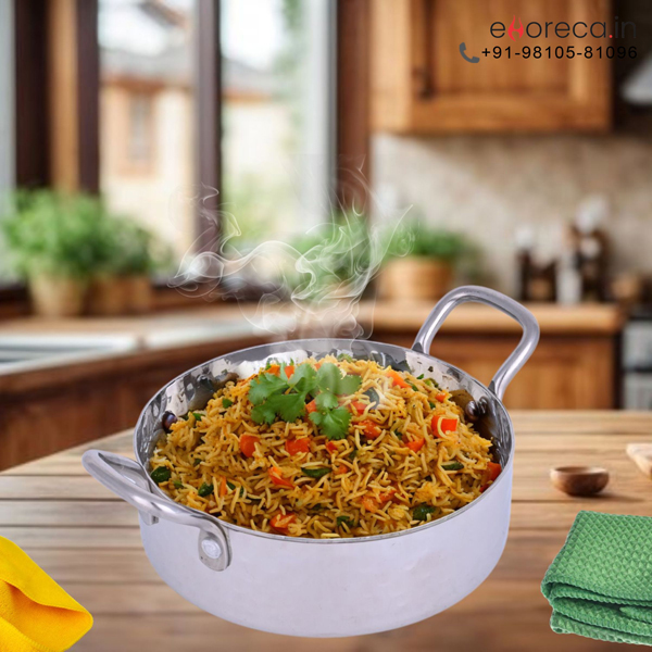 HAMMERED ROUND SERVING PAN