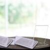 ACRYLIC MENU TAPERED STAND