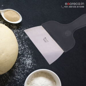SS DOUGH SCRAPER WITH HANDLE