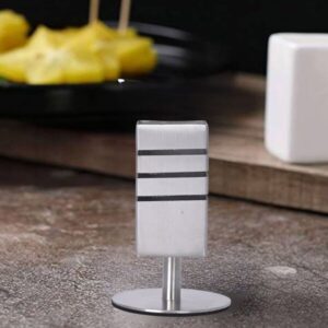 SS SQUARE TOOTH PICK HOLDER