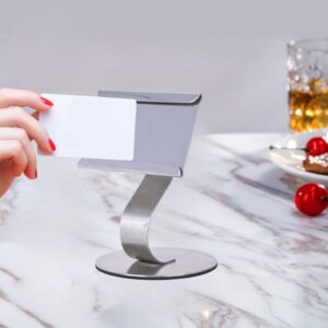 SS TABLETOP CARDHOLDER