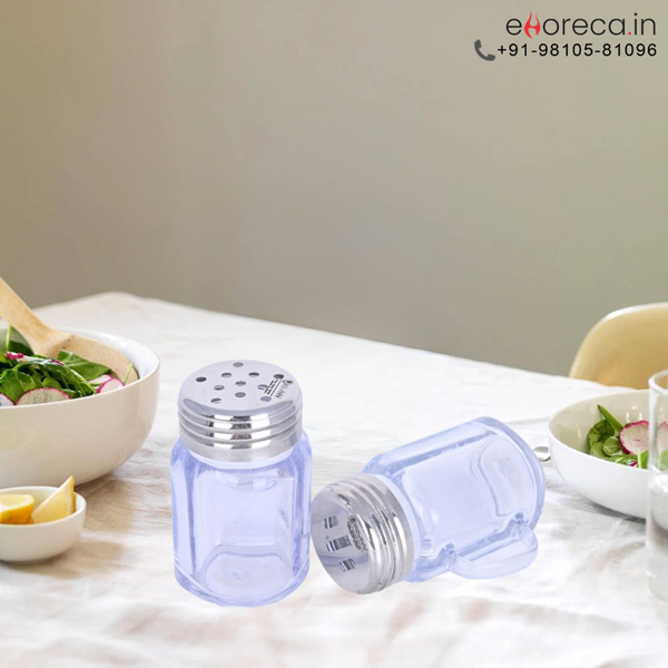 ACRYLIC SALT & PEPPER WITH HANDLE