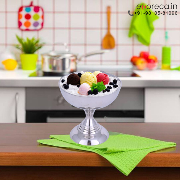 SS MIRROR FINISH ICE CREAM CUP