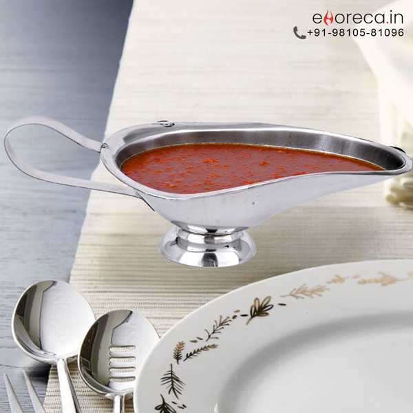 SS BOAT SAUCE SERVER
